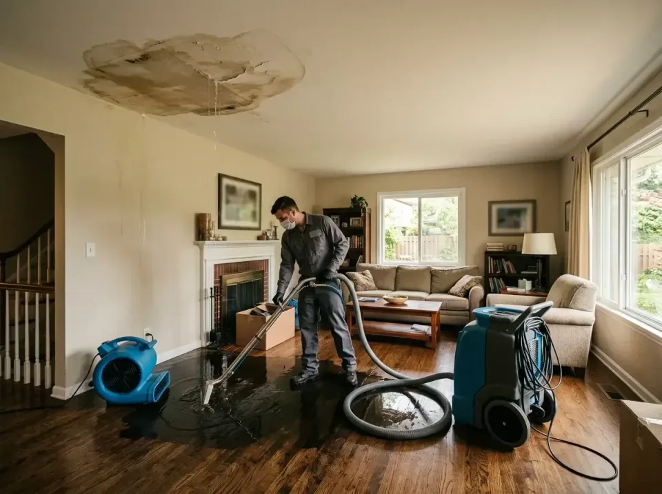 attic-pipe-burst-ceiling-drip-008 — frequently asked questions, Water Damage Restoration & Carpet Care in Temple Hills, MD